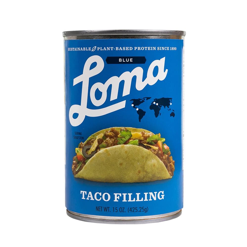 Loma Linda Blue - Plant-Based - Taco Filling (15 oz.) - Non-GMO, Gluten Free, Kosher