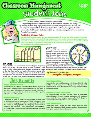 Kagan Cooperative Learning Smart Card: Classroom Management, Student Jobs (TSJ)