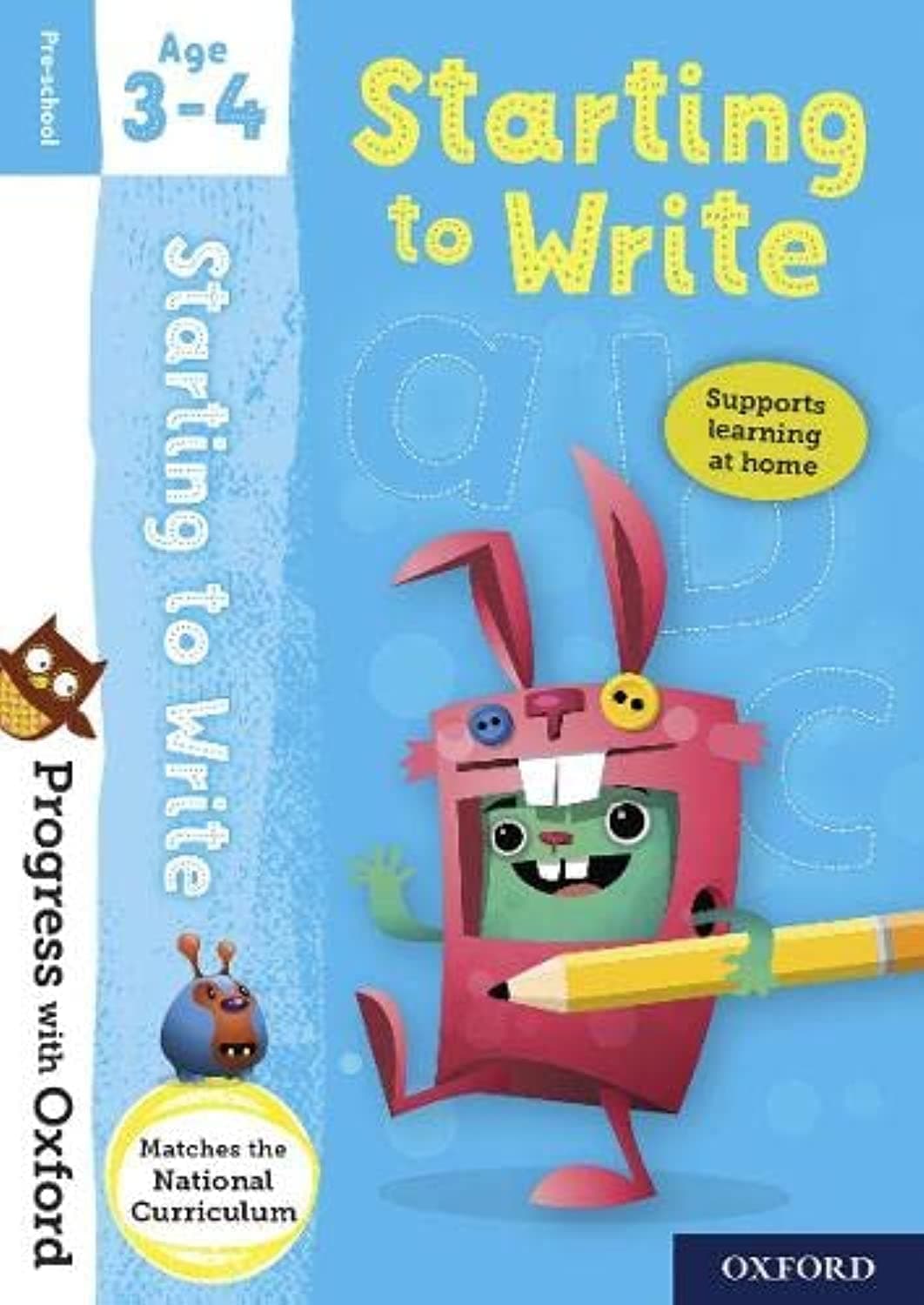 Progress With Oxford: Starting to Write | Early Learning | Activity Books for Kids | Age 3-4