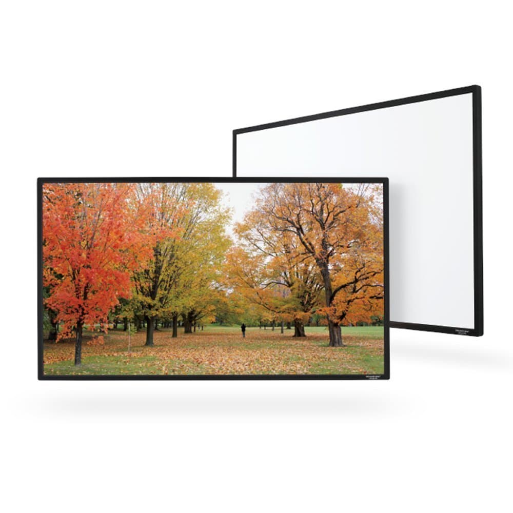 92" (80"x45") UHD / 4K Thin Fixed Frame Projector Screen - 1.3 Gain - [16:9]