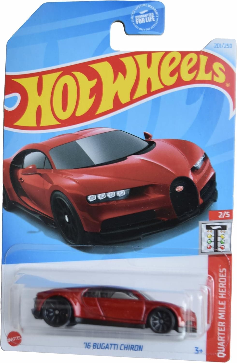 16 Bugatti Chiron, Quarter Mile Heroes 2/5 [red] 201/250