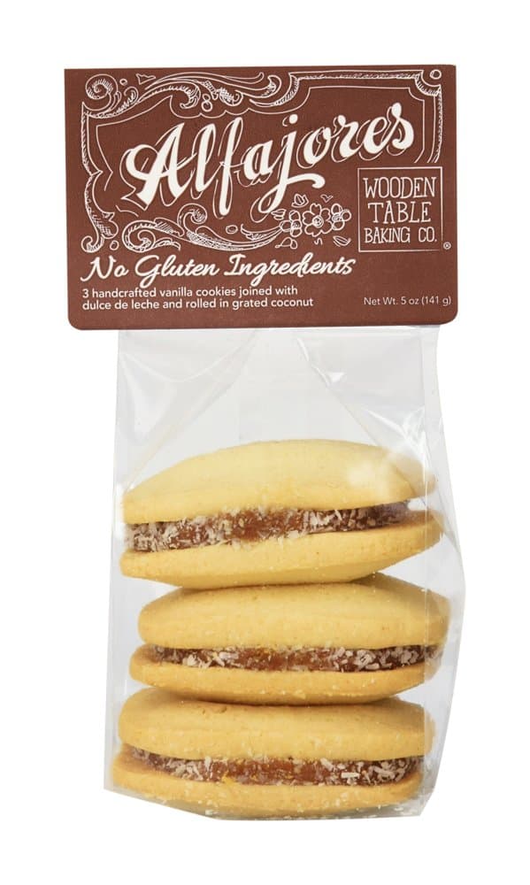 Wooden Table Gluten Free Traditional Alfajores, 3 Ct