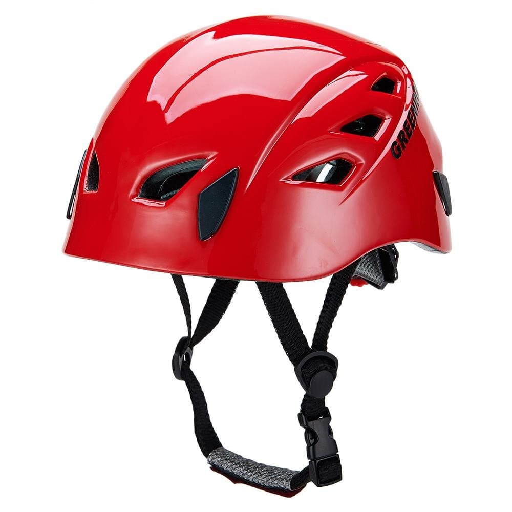 GREENROAD In-Mold Adjustable Unisex Mountain Climbing Helmet Rock Climbing Helmet RED