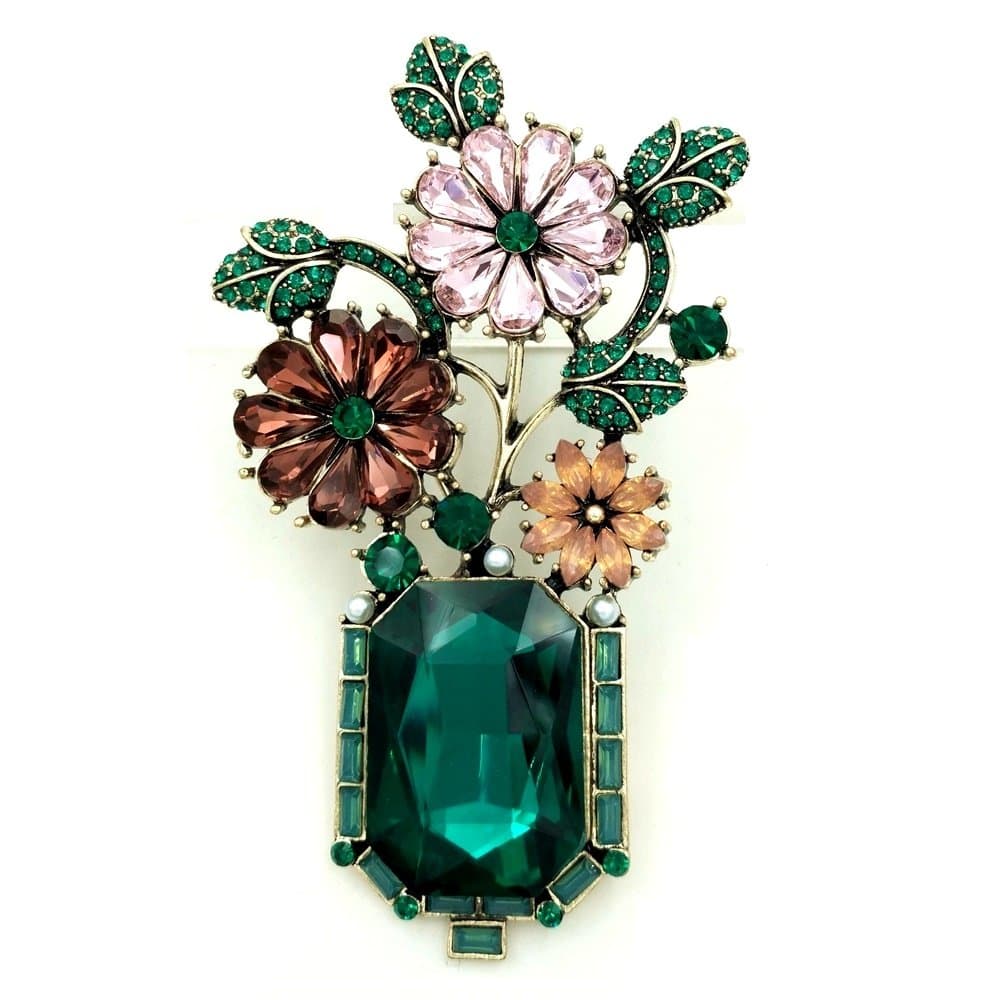 Edwardian Jewelry Flowers Brooches