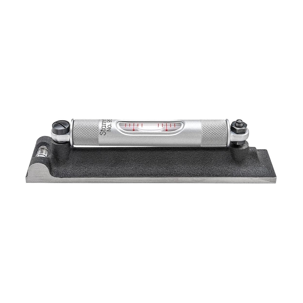 Starrett Machinists' Level with Ground and Graduated Main Vial - Ideal for Machine Shop and Tool Room Use - 6" Length, Cross Test Vial, Without Case - 98-6