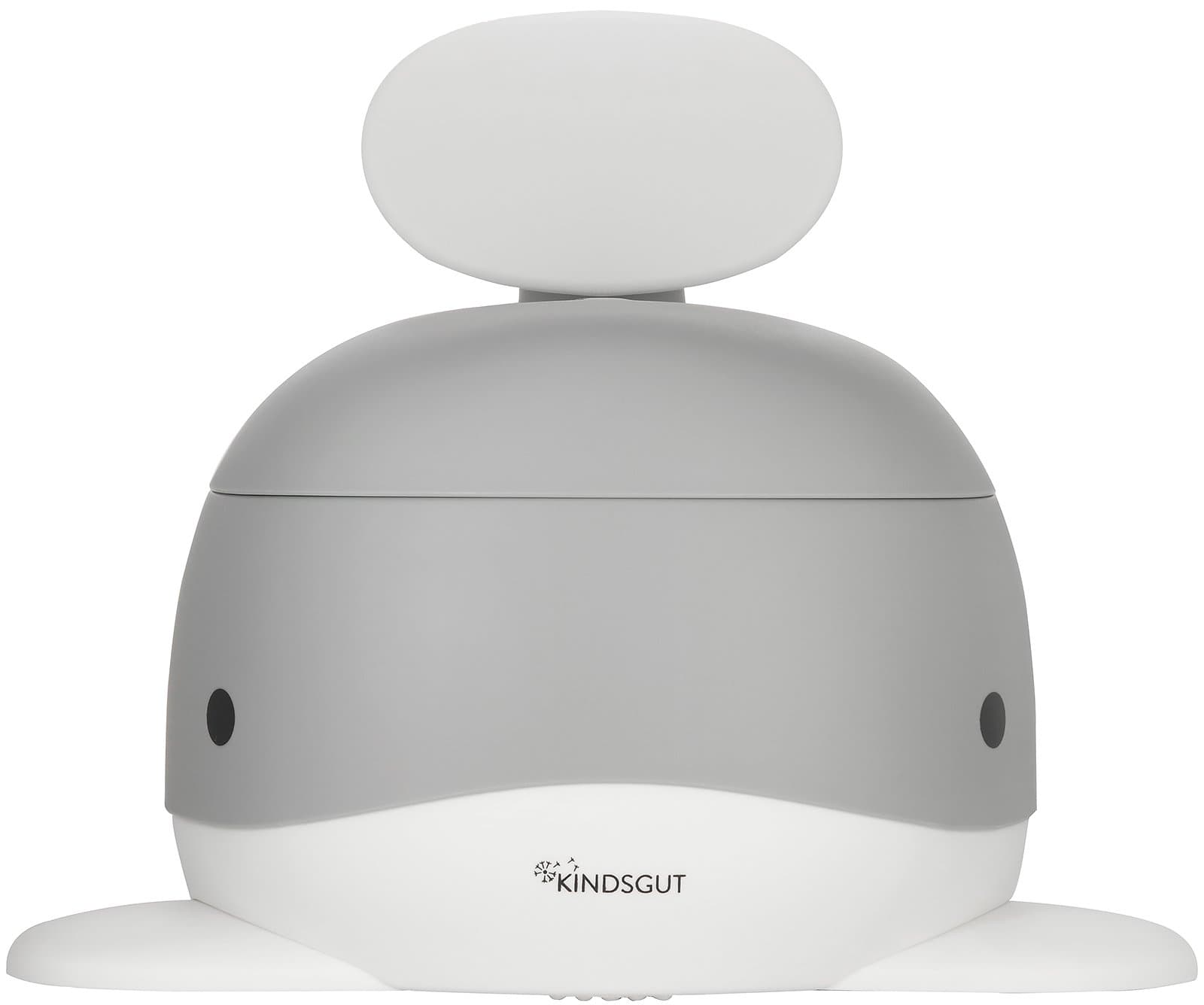 Kindsgut Potty Training Toilet in whale design, designed in Germany, Potty Training in a beautiful design, dark grey