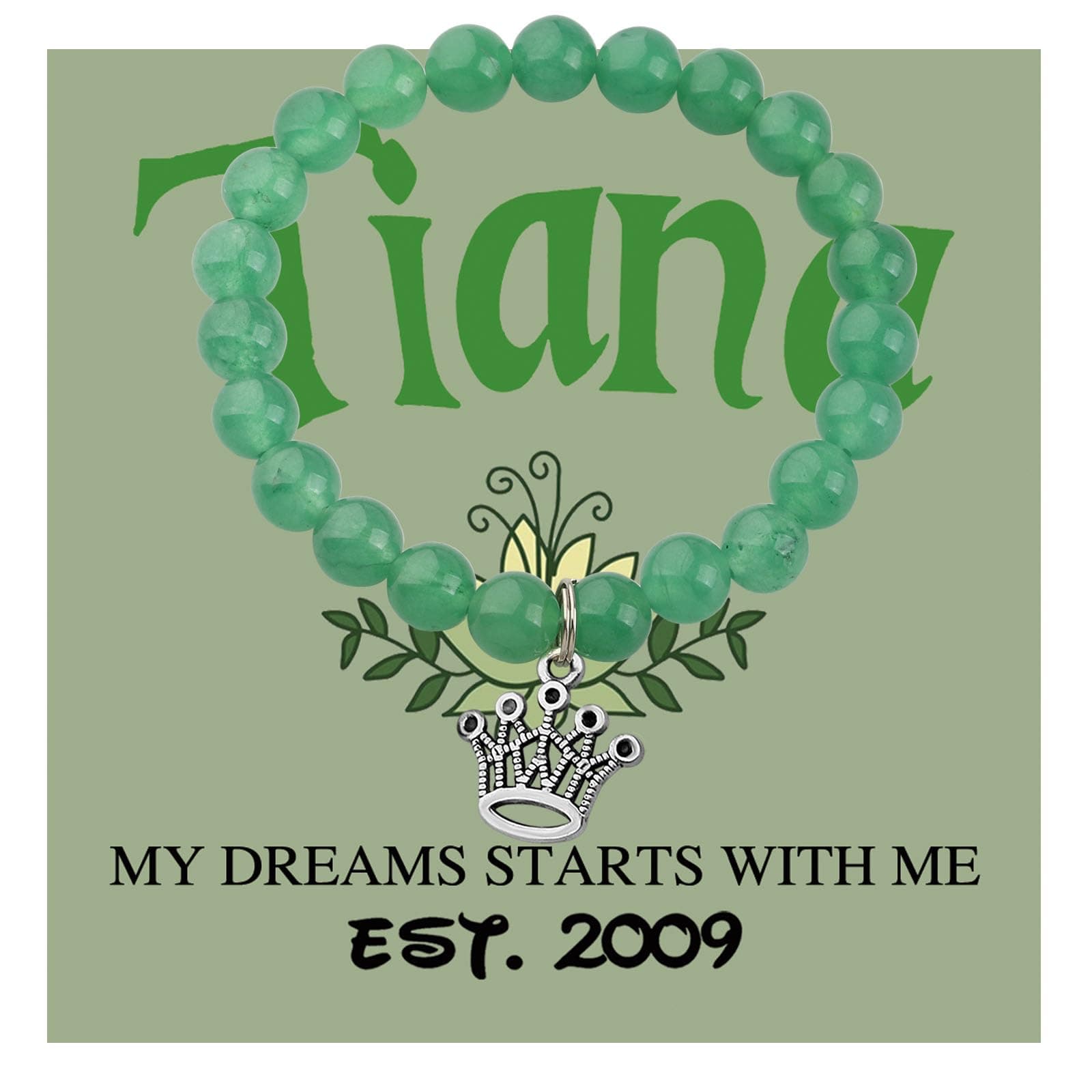 Cartoon Movie Merchandise Princess Tiana Gift Tiana's Palace Bracelet for Fans (MY DREAMS UK)