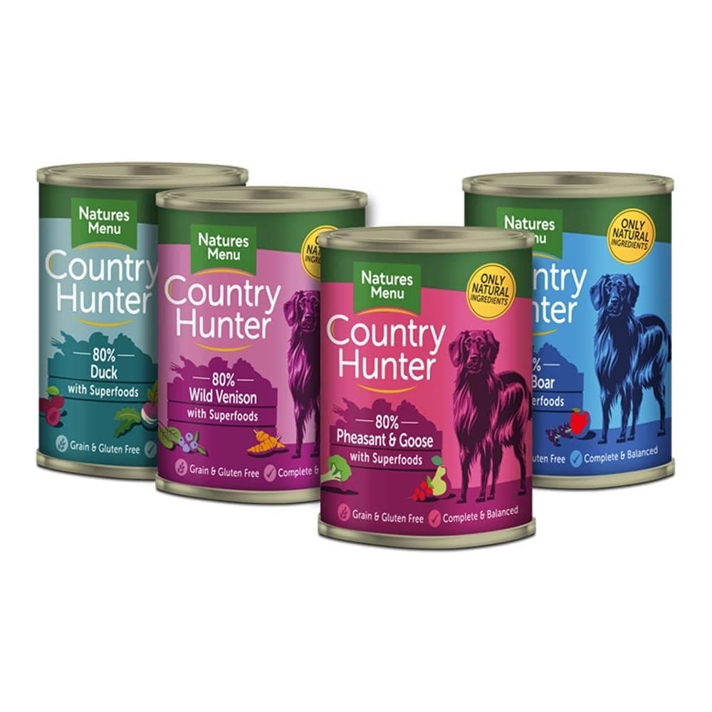 Country Hunter Dog Game Meat Selection Tins 12x400g