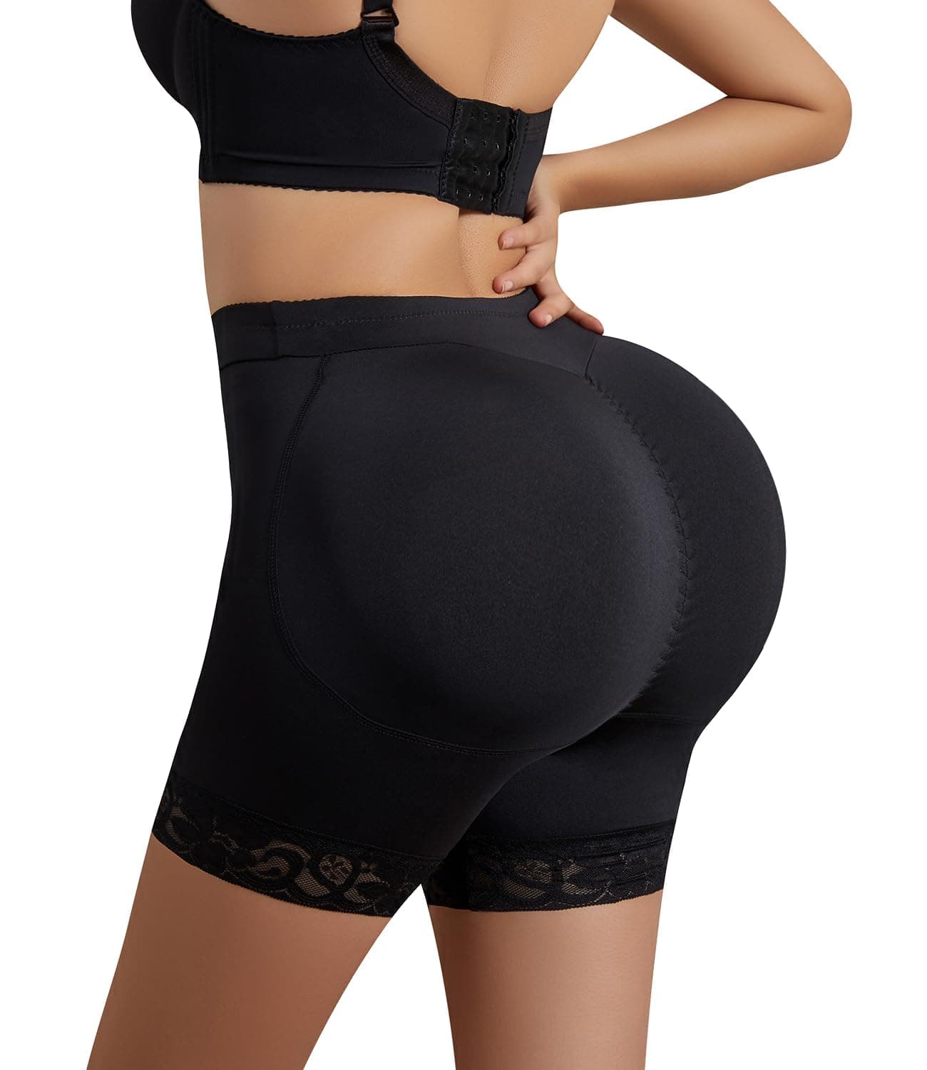 Women Bigger Butt Enhancer Butt Lifter Padded Lace Shapewear Control Panties Seamless Thicker Fake Buttock Underwear