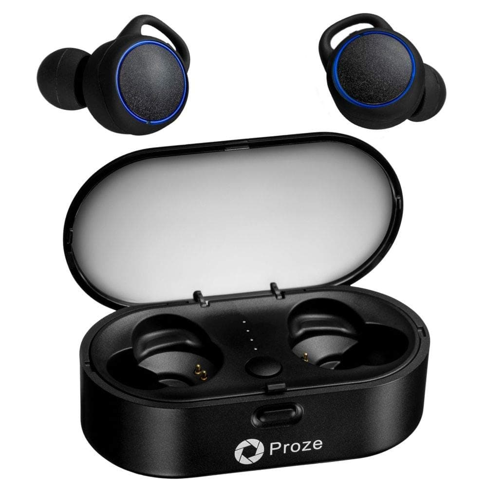 Proze TWS-02 True Wireless Earphones Bluetooth 5.0 - Premium Sound 20H Mic IP67 [UPDATED]