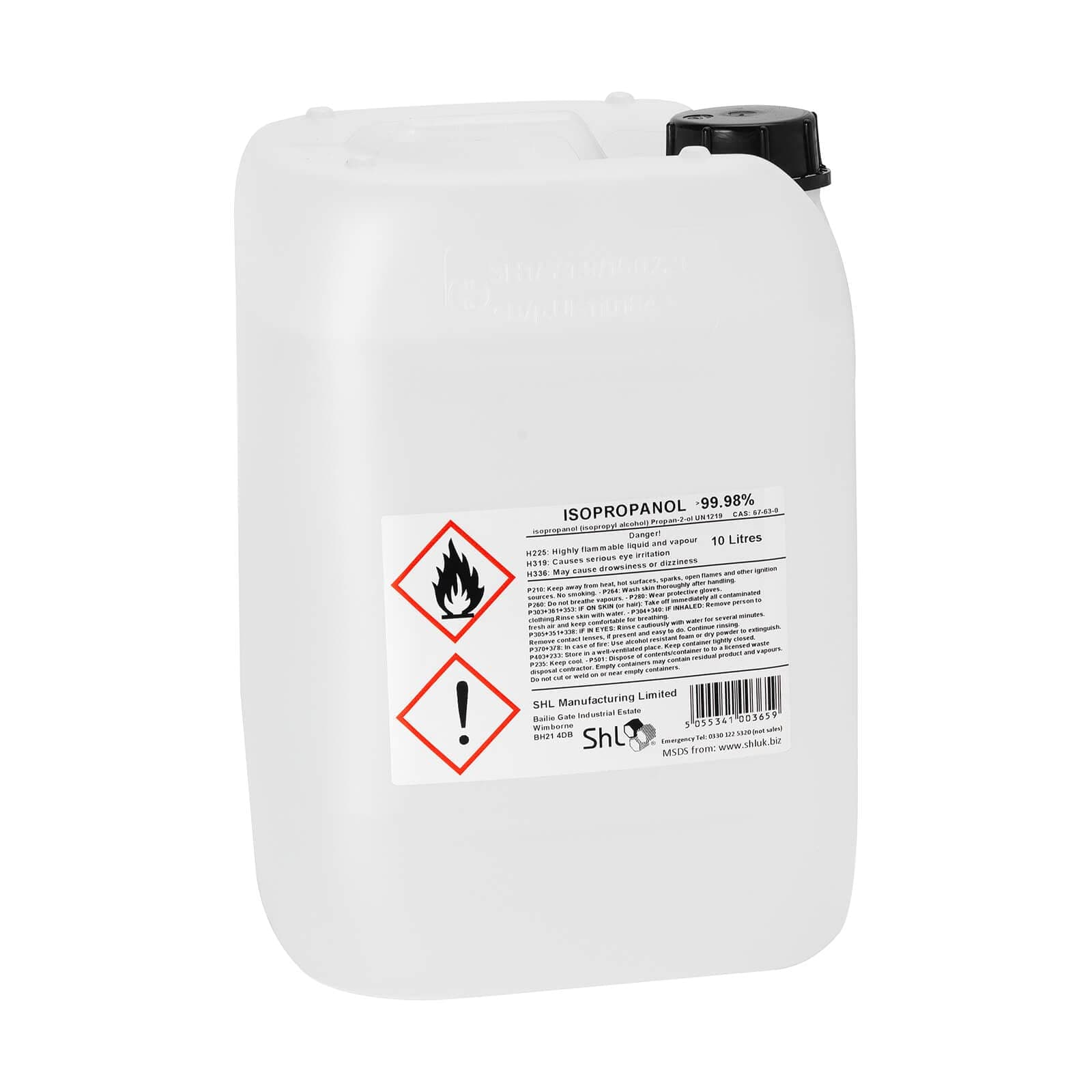Sponsored Ad – SHL 10 Litre (10000ml) Isopropanol (Pharma Grade) 99.98% (IPA)