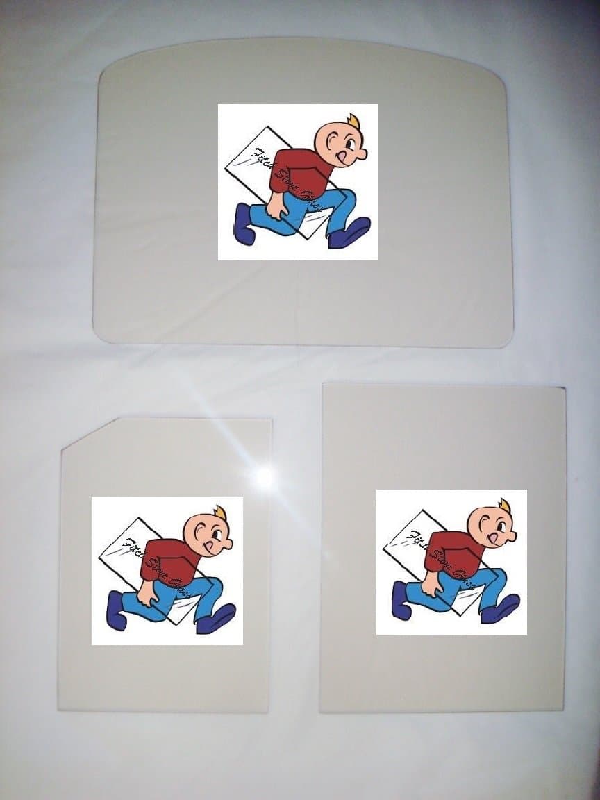 Clearview Vision 500 Stove Glass (377mm x 255mm-Plain)