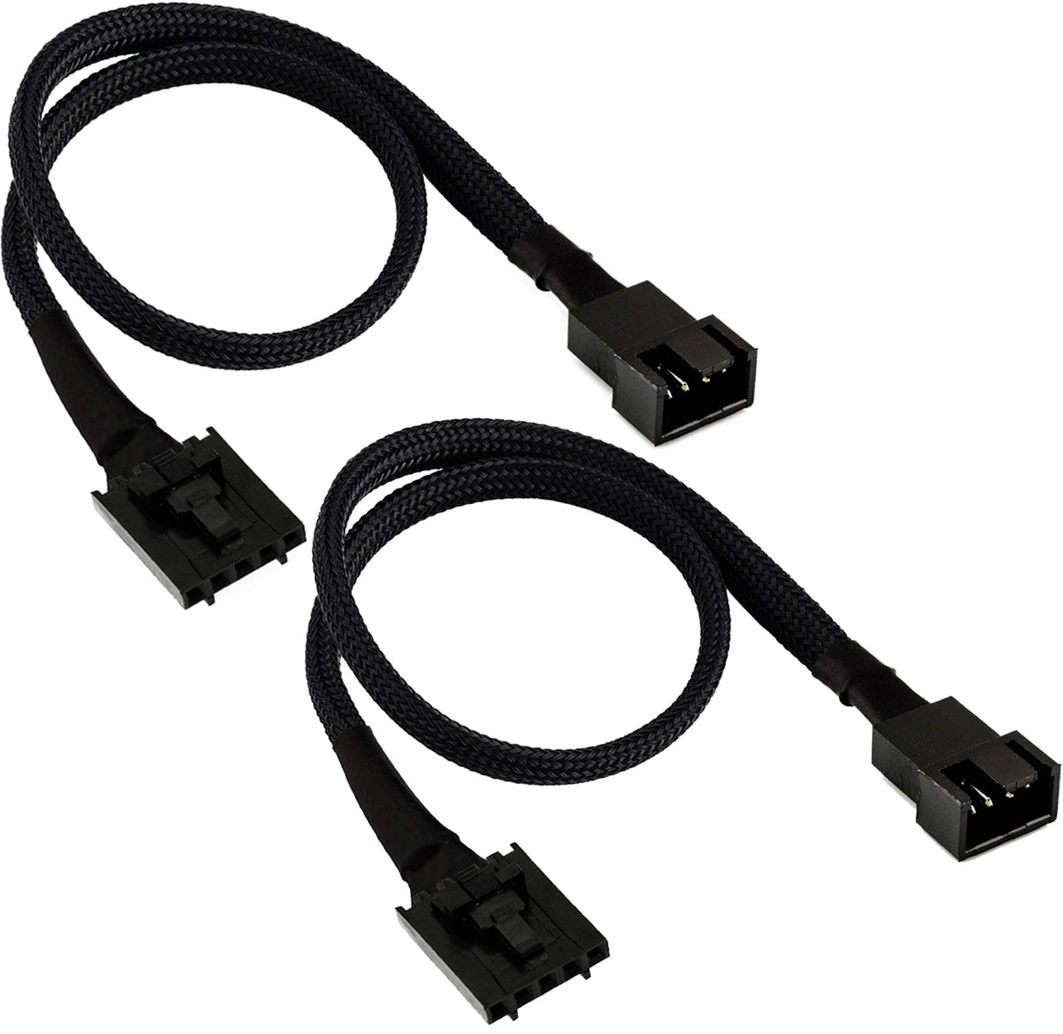 5-Pin Female 4 Pin PWM Cooling Fan Power PC Fan Extension Adapter Cable for Dell Motherboards 16 Inches (2 Pack)