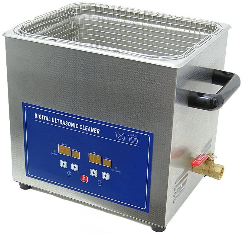 Jeken PS-40A Ultrasonic Cleaner 10 Liter 240 W 40,000 Hz Stainless Steel (110 V)