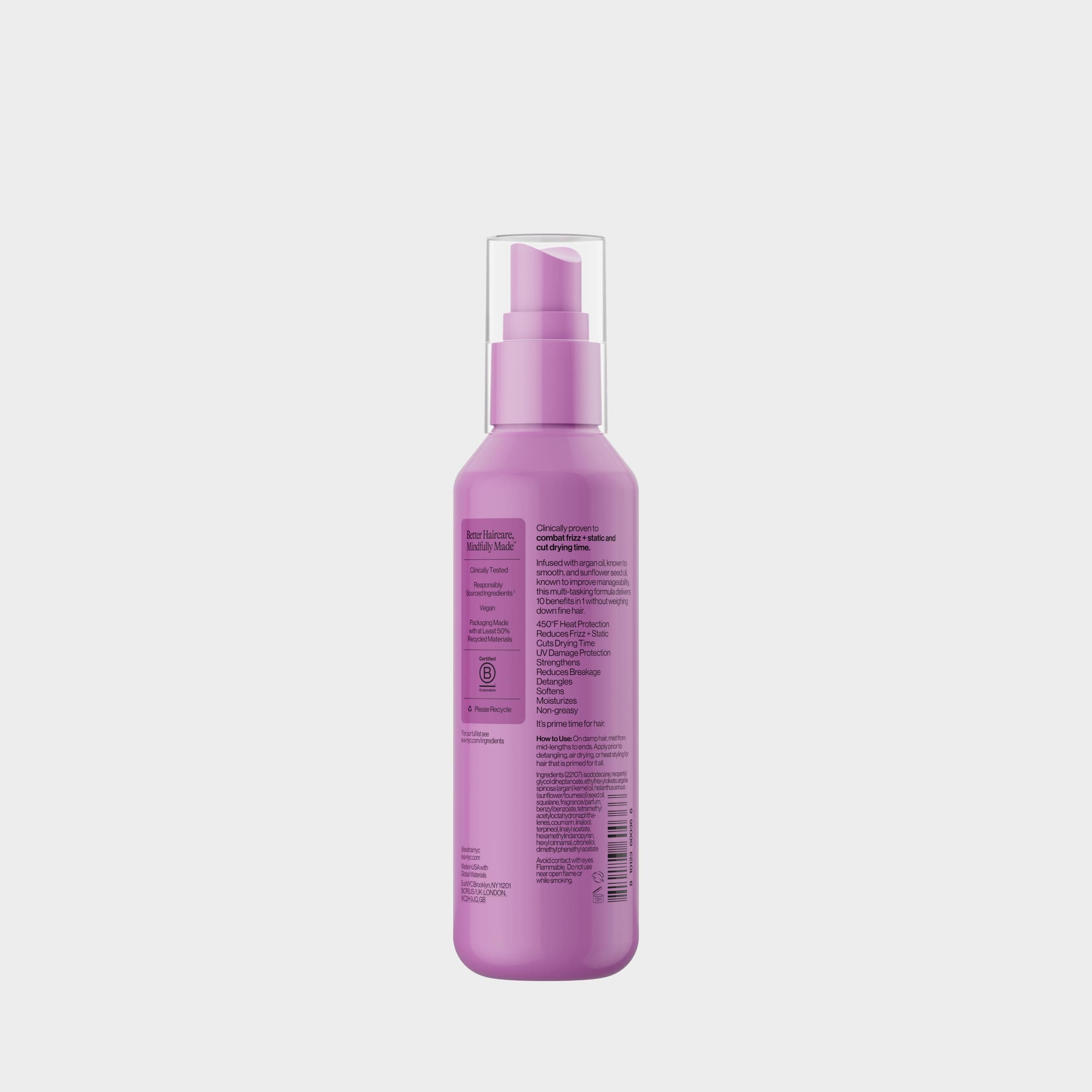 EVA·NYC Eva NYC Mane Magic 10-in-1 Primer for Fine Hair | Heat Protectant for Fine Hair | Sulfate, Paraben & Phthalate-Free | 5.4 fl oz