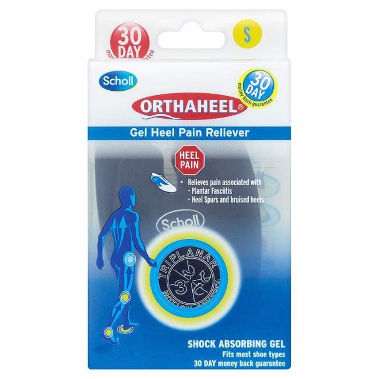 Scholl Orthaheel Gel Heel Pain Reliever 1 Pair - Small