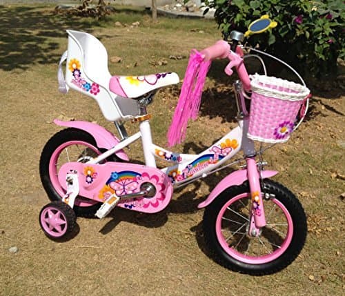 American Phoenix Multi Styles Kids Bike 12-Inch 16-Inch Wheels Avaiable BMX Freestyle Bicycle With Training Wheels Steel Frame, Newest Stytle Boy's Bike and Girl's Bike (16" Girls Bicycle With Seat)