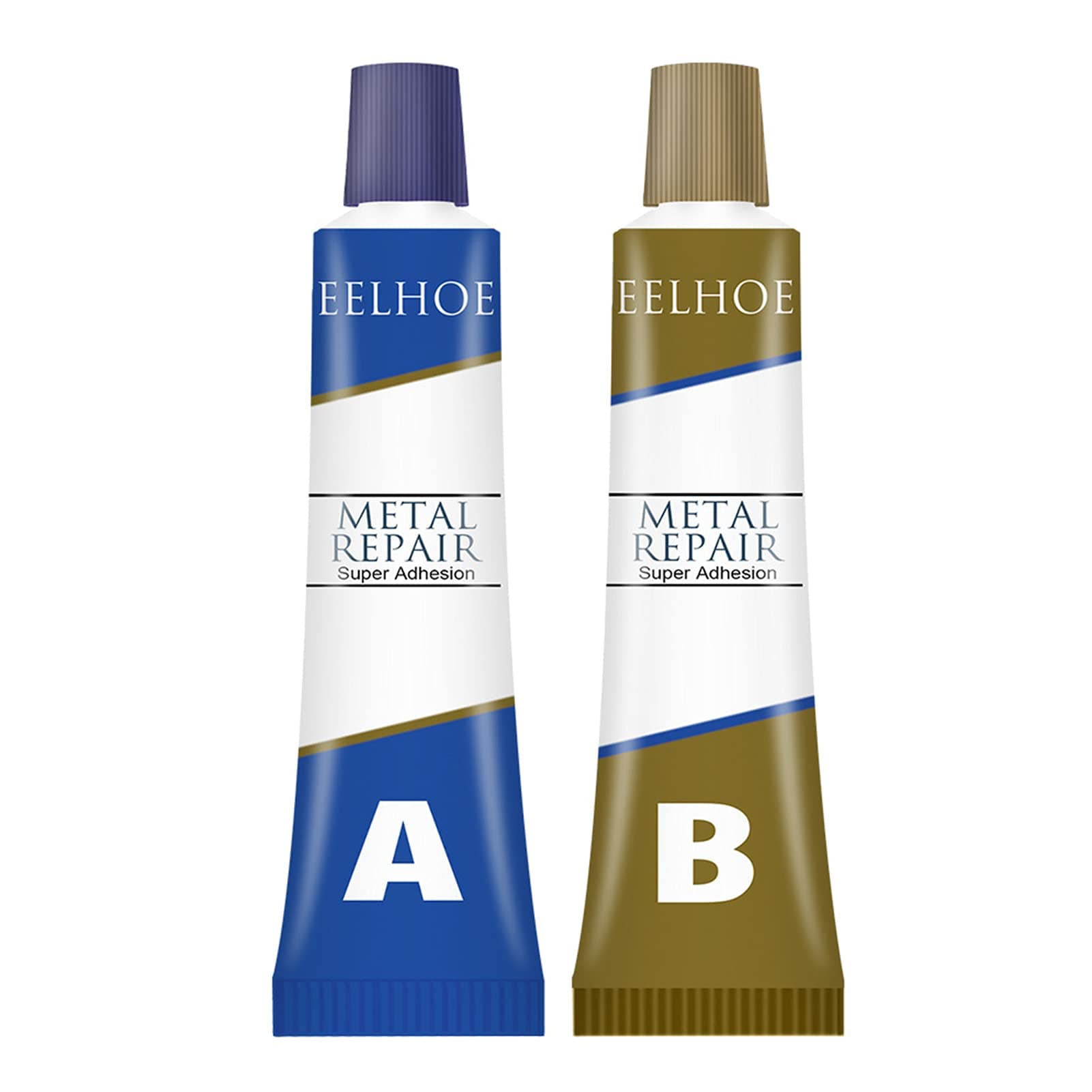 Repair Glue,AB Glue Casting Glue Steel Metal Glass Ceramics Welding Trachoma Stomatal Crackle Repair Adhesive Industrial Repair Glue 50+50g