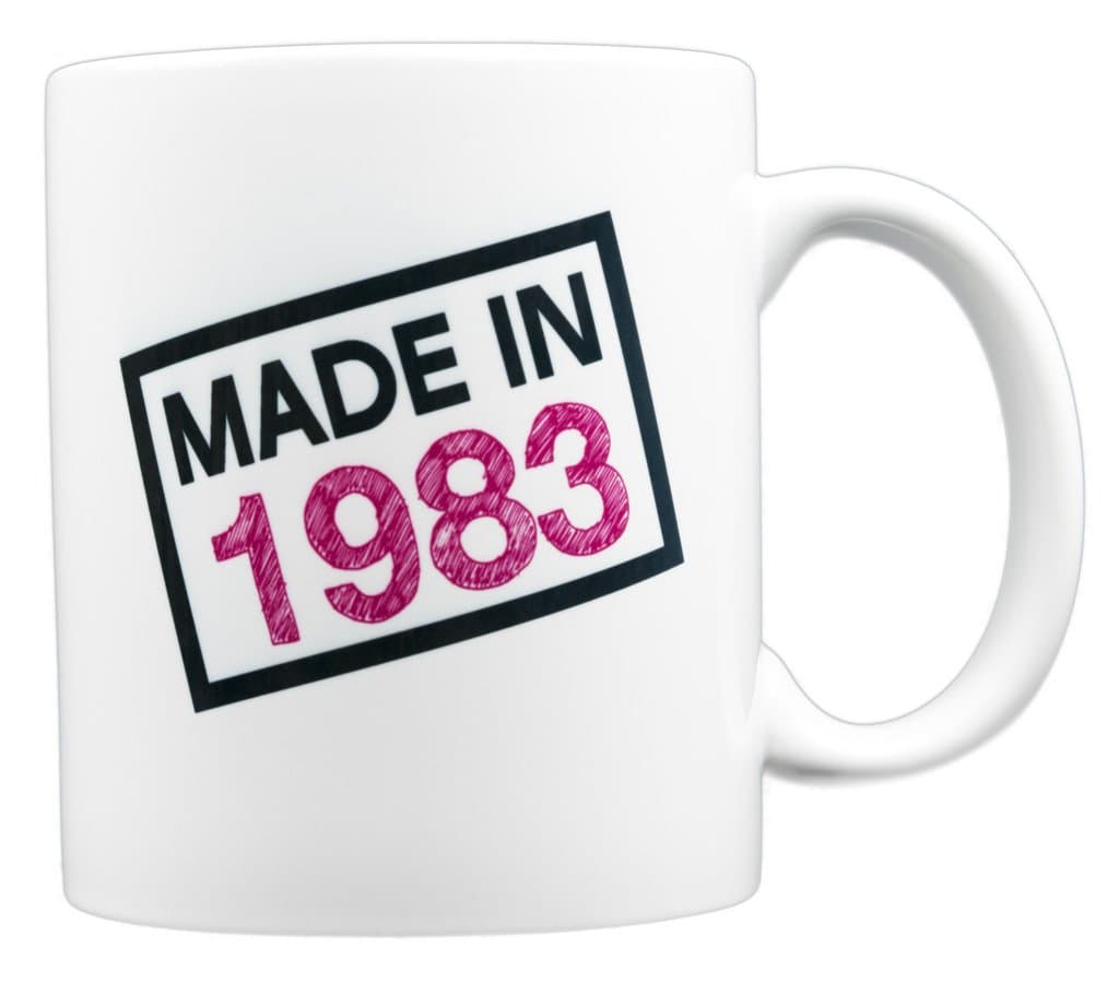 EverMug Made in 1983-35th Birthday Gift Mug - 11 oz. White Coffee Mug