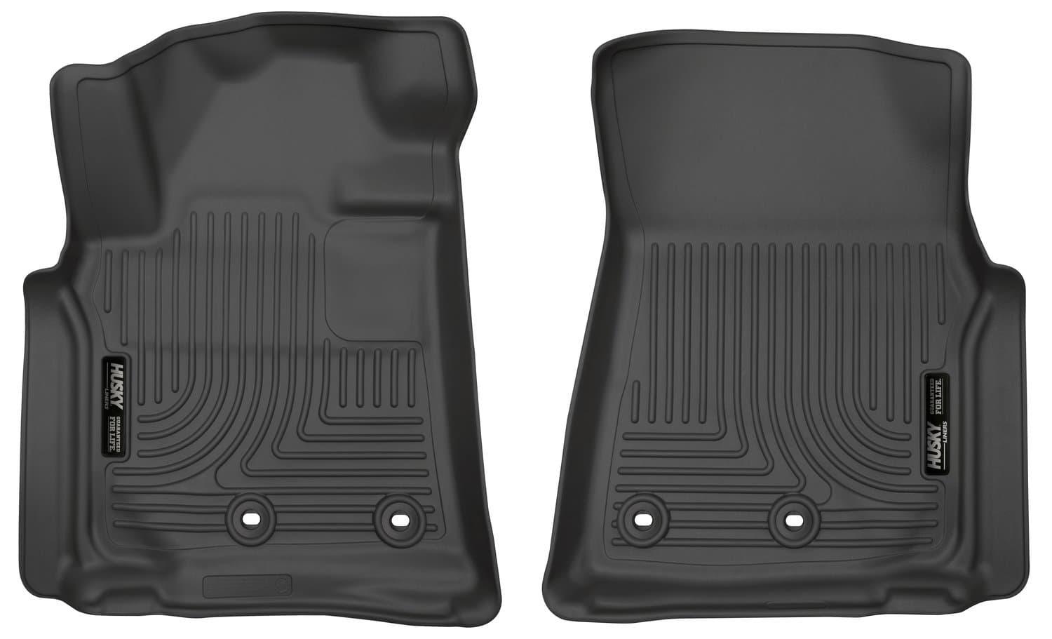 Weatherbeater Floor Mats | Fits 2013-2021 Toyota L& Cruiser; Lexus LX570 | Front Row, 2-pc Black - 13091