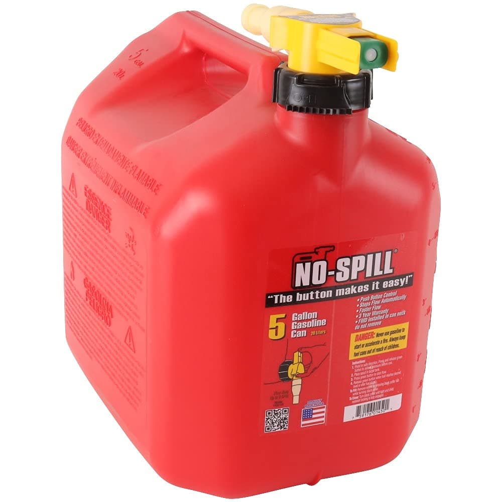 Stens No-Spill 1450 5-Gallon Poly Gas Can (CARB Compliant)