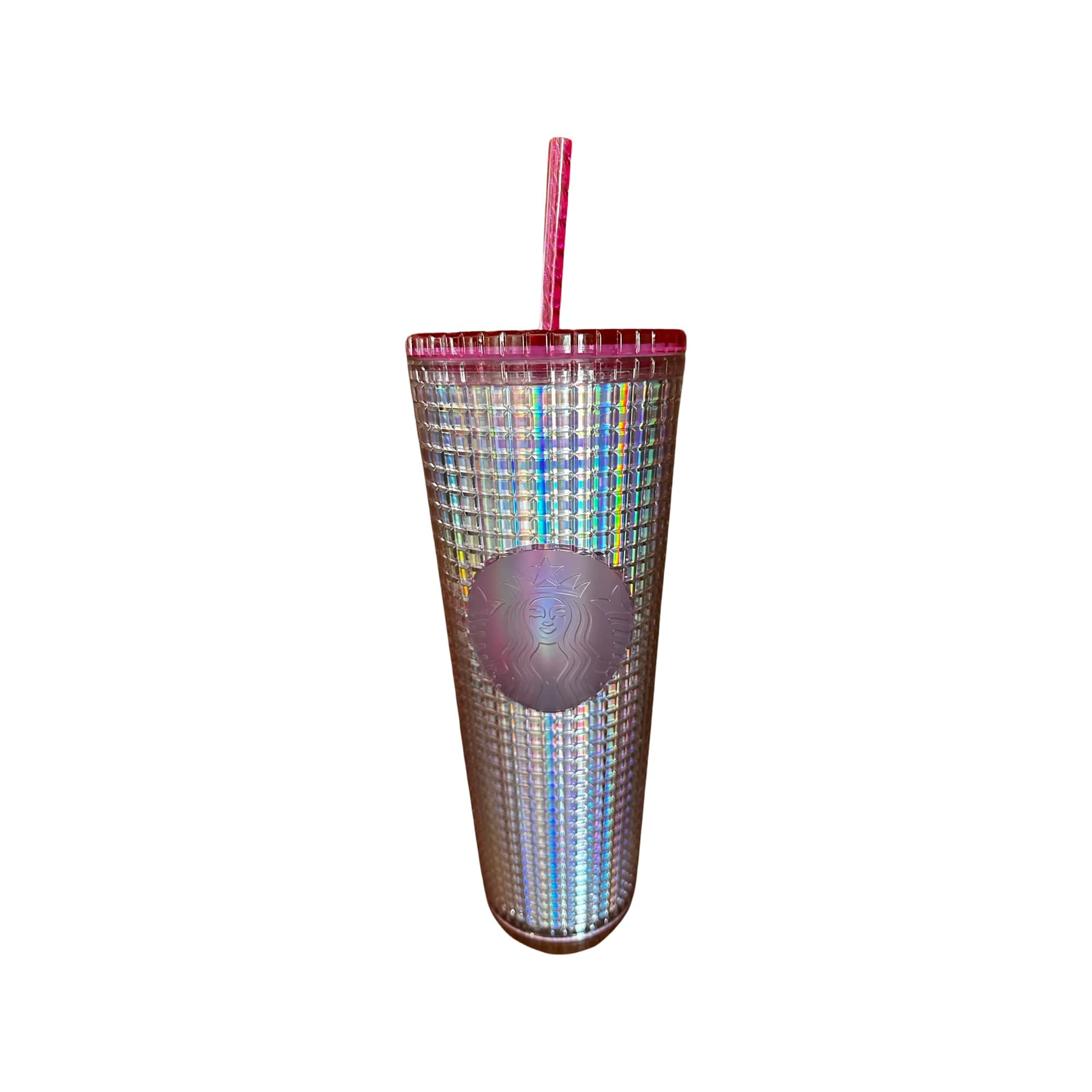 2023 Pink Diachronic Bubblegum Venti 24 oz Tumbler with Straw