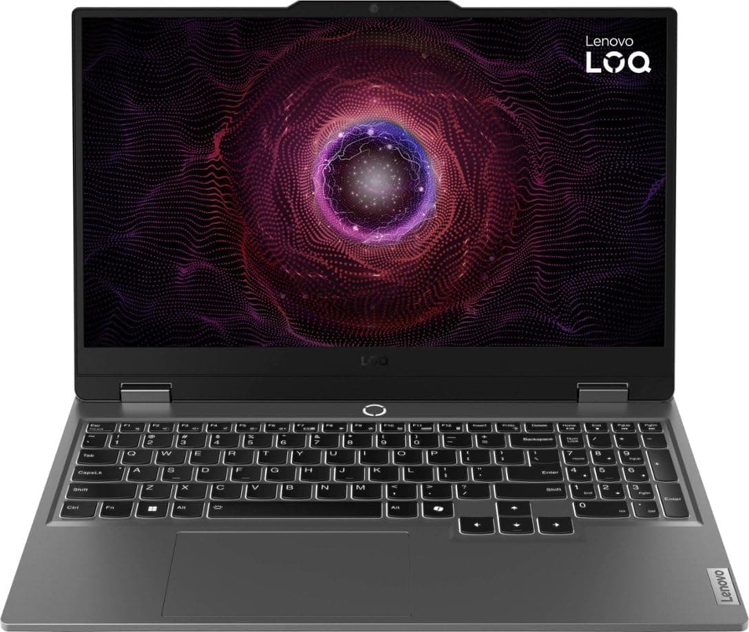 Lenovo (Upgraded) - LOQ 15.6" Gaming Laptop 144Hz FHD Display - AMD Ryzen 7-7435HS with 16GB RAM - 512GB SSD, NVIDIA GeForce RTX 4060 8GB, Windows 11, English KB- Luna Grey