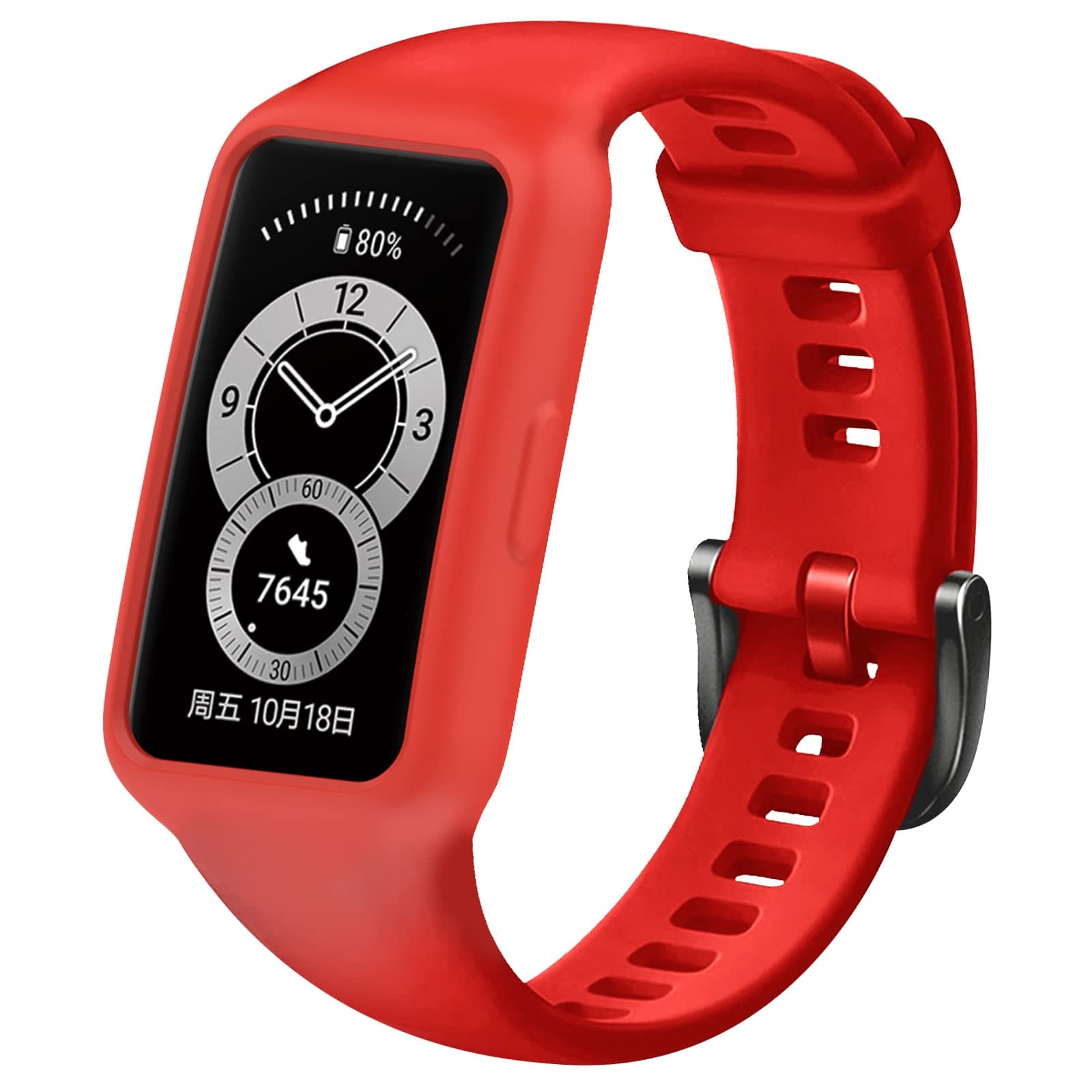 T Tersely Replacement Silicone Waterproof Wrist Strap Band smartwatch Band for Huawei Band 6/7/8 Strap Bands