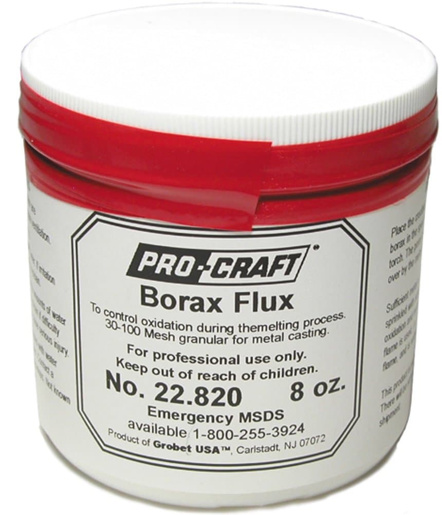 Grobet USA Borax Flux 8 Oz. Container