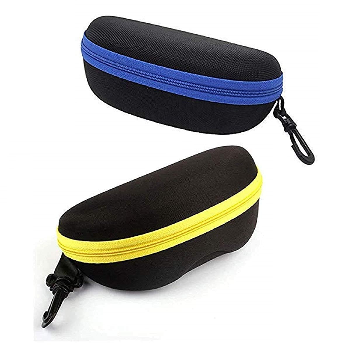 Zipper Hook Cases/Cover/Pouch/Box For Eyewear, Sunglasses, Spectacles & Goggles For Men & Women. (Combo Of 2) (MULTI-COLOR) C7