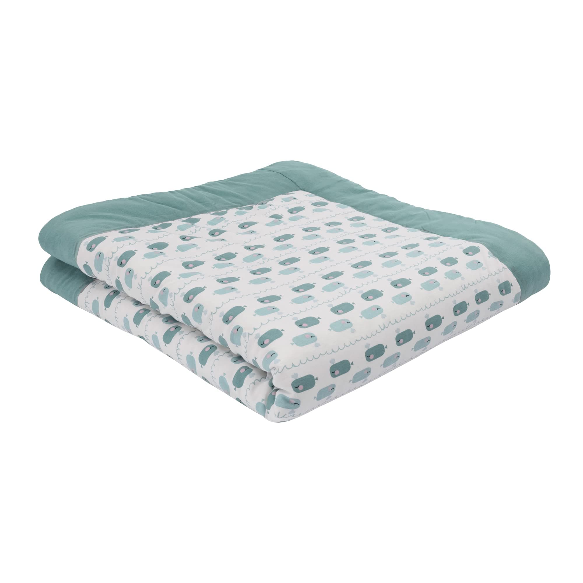 emma & noah Baby Play Mat, Warm and Softly Padded, 120x120 cm, Ideal as Baby Blanket, Baby Quilt, Playmat, Padding for Crib (for Boys & Girls)