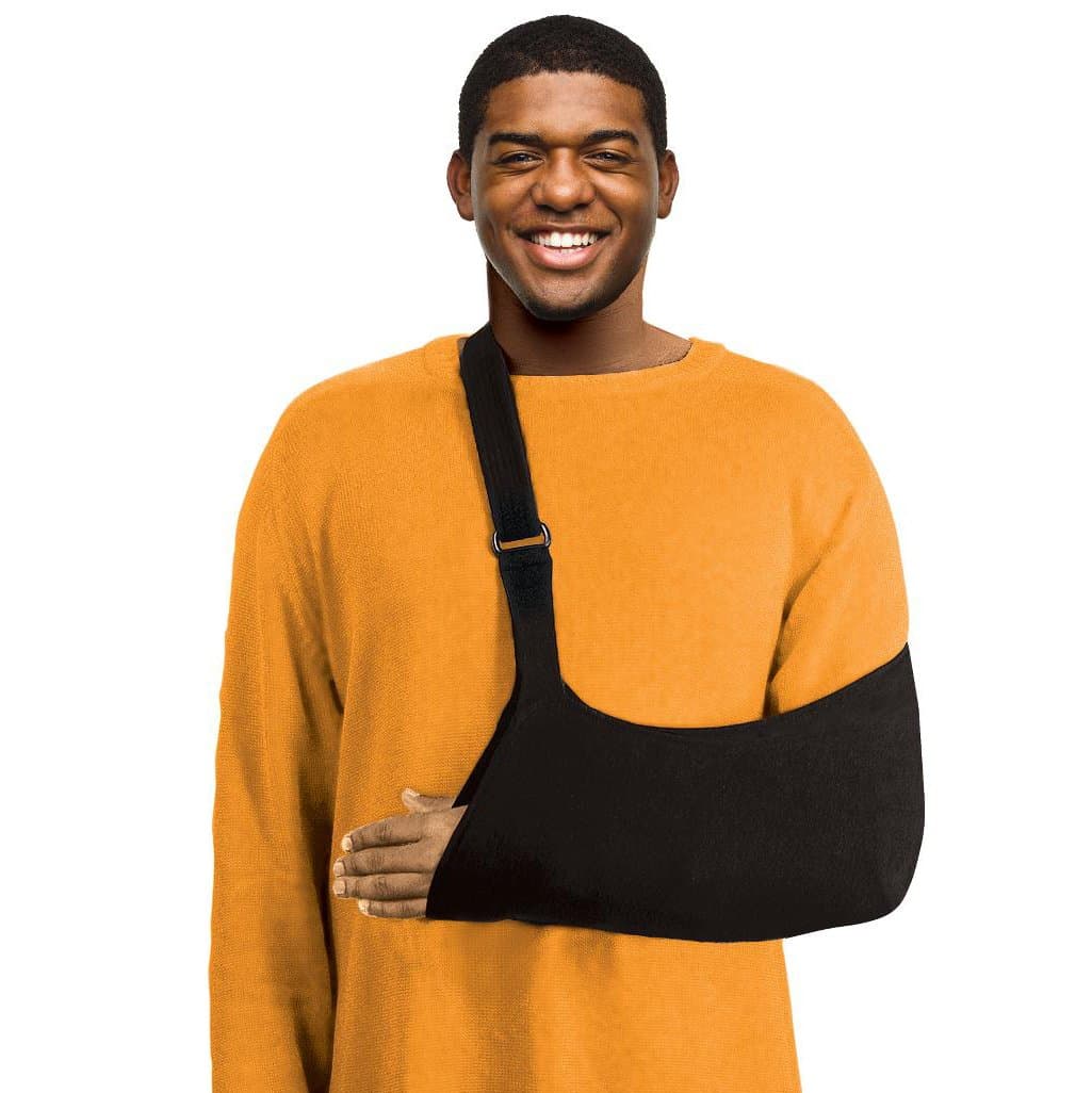 Joslin SlingJoslin Ultimate Arm Sling® Supports Weight of Arm Evenly to Eliminate Pressure Points While Dramatically Reducing Neck Fatigue, Made of Soft Breathable Cotton Spandex Fabric, Average Adult Sling