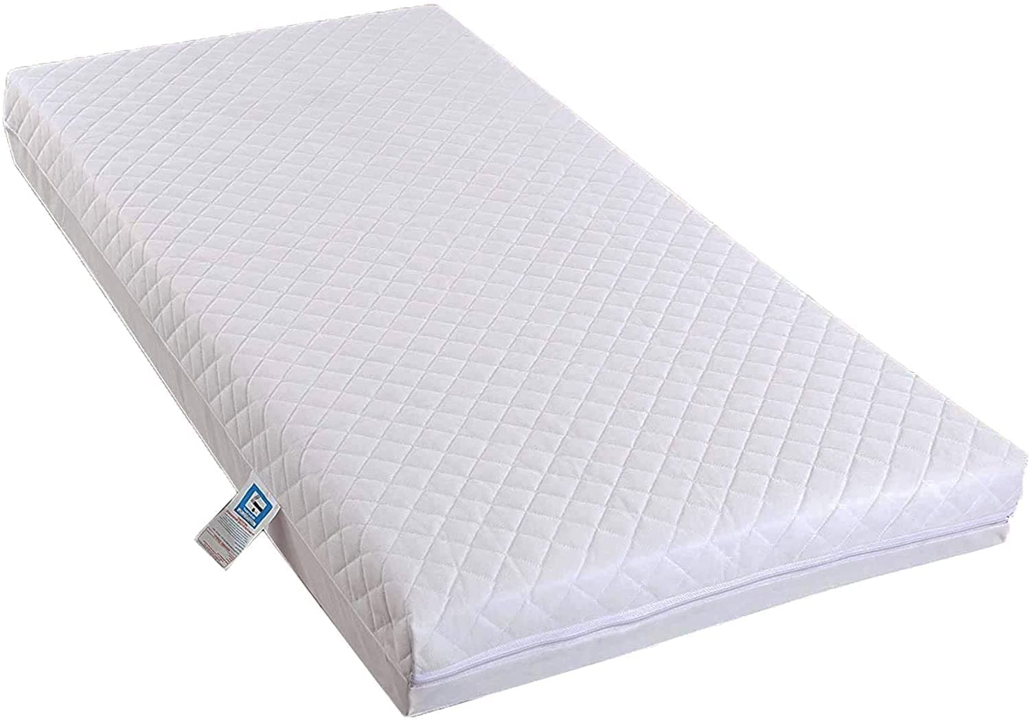 NightComfort Eco Breathable Toddler and Baby Quilted Extra Thick Depth Cot Bed Protector, 140x70