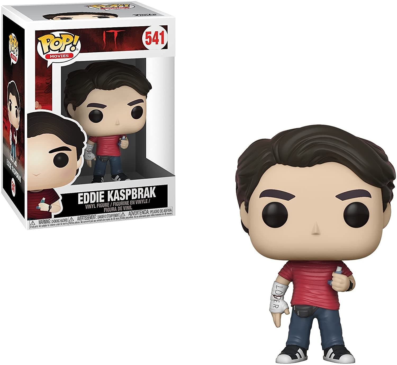 Pop Movies: IT-Eddie with Broken Arm Collectible Figure, Multicolor
