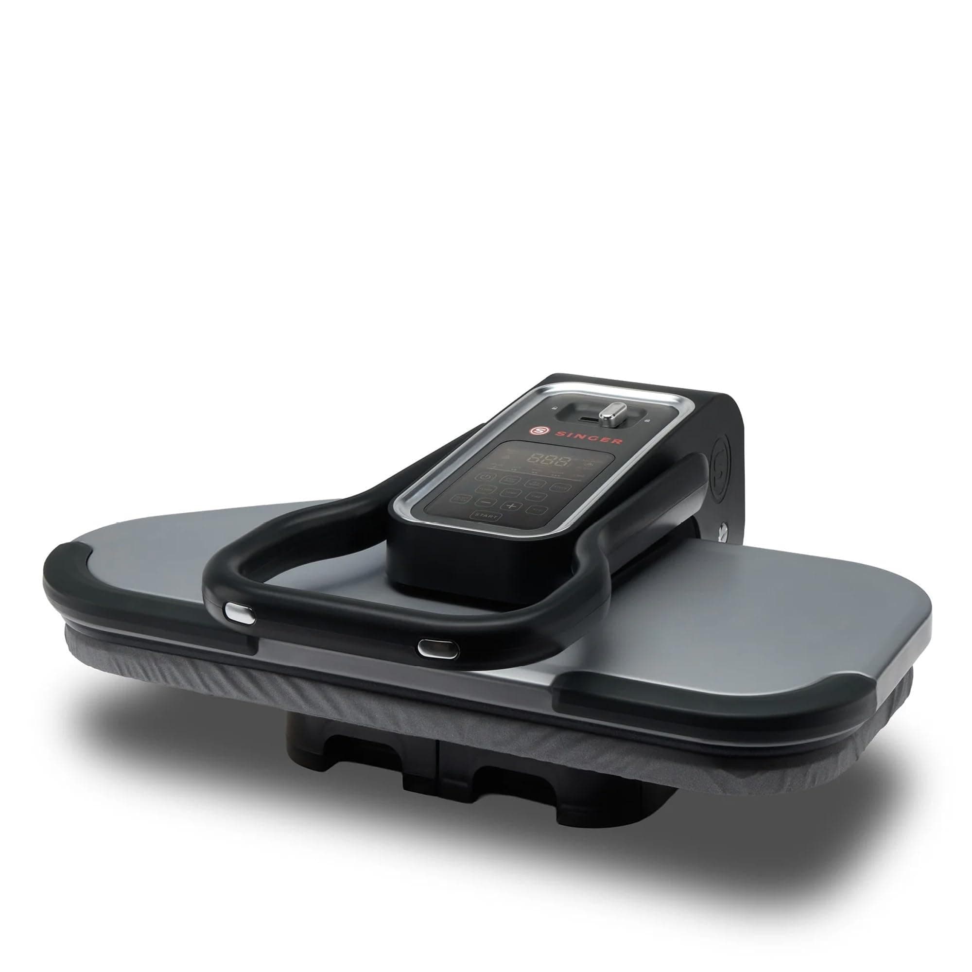 SINGER® Intelligent 2.0 Steam Press (1600W) – New Launch | Professional 26" Non-Stick Pressing Surface with Guided Digital Controls, 2 Steam Modes, Auto Shut-Off & 1000ml Tank – Silver/Black