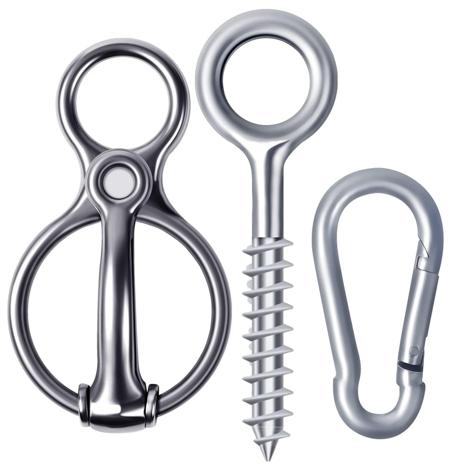 Martx Blocker tie Ring for Horses,Horse tack and Supplies Horse Accessories,Horse tie Ring Prevents Horses from Pulling Back Sturdy Stainless Stee