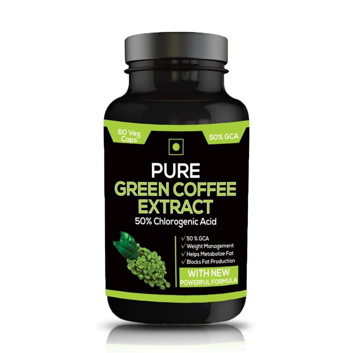 Perennial Lifesciences Pure & Natural Green Coffee Extract 800Mg - Veg 1X60 Capsules