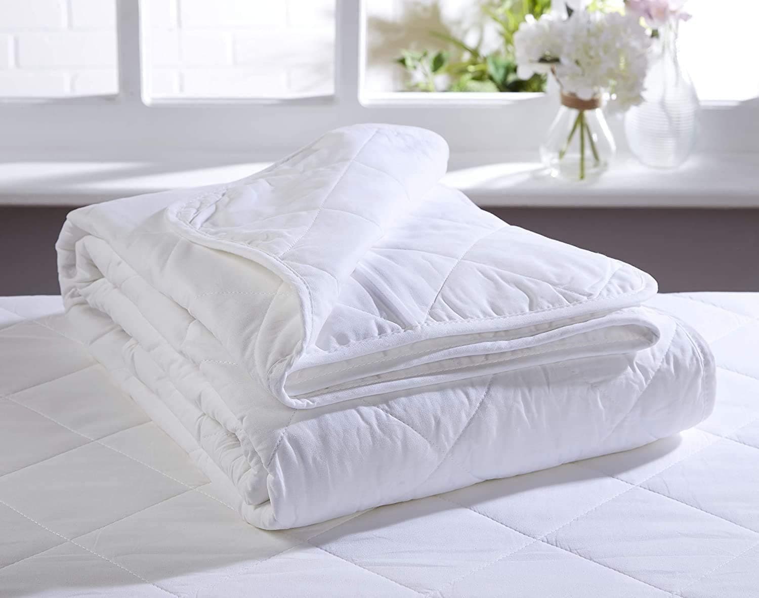The Bettersleep Company3 tog Luxury Bound Edge Cotton Duvet With Cotton Cover and Filling - Superking