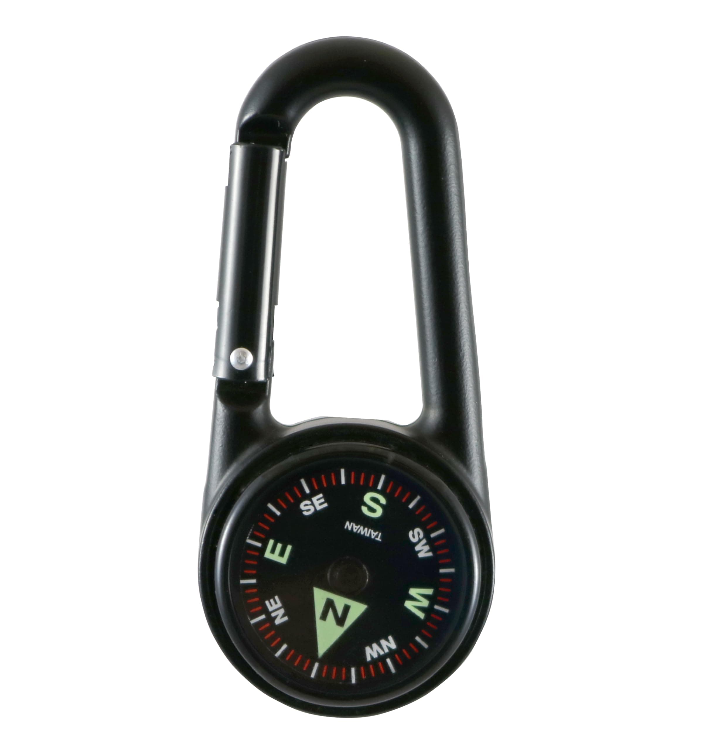 Carabiner With Compass - Liquid Filled