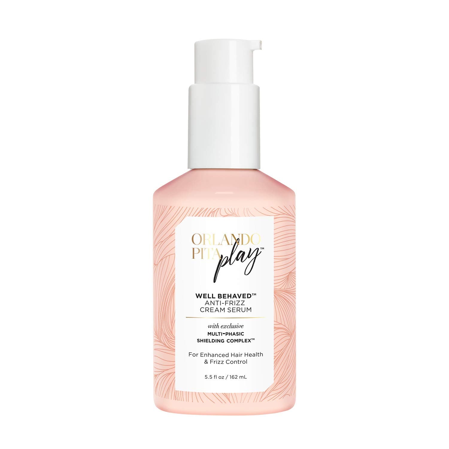 ORLANDO PITA PLAYWell Behaved Anti-Frizz Cream Serum, Provides Enhanced Hair Health & Frizz Control by Smoothing the Cuticle & Treating Split Ends, 5.2 Fl Oz