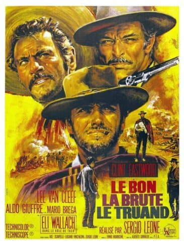 Custom The Good The Bad And The Ugly French Movie Poster 1966 Classic Bedroom Setting High Quality Photo Poster Prints Size 50*75 Cm Wall Sticker 20 X 30 Inch