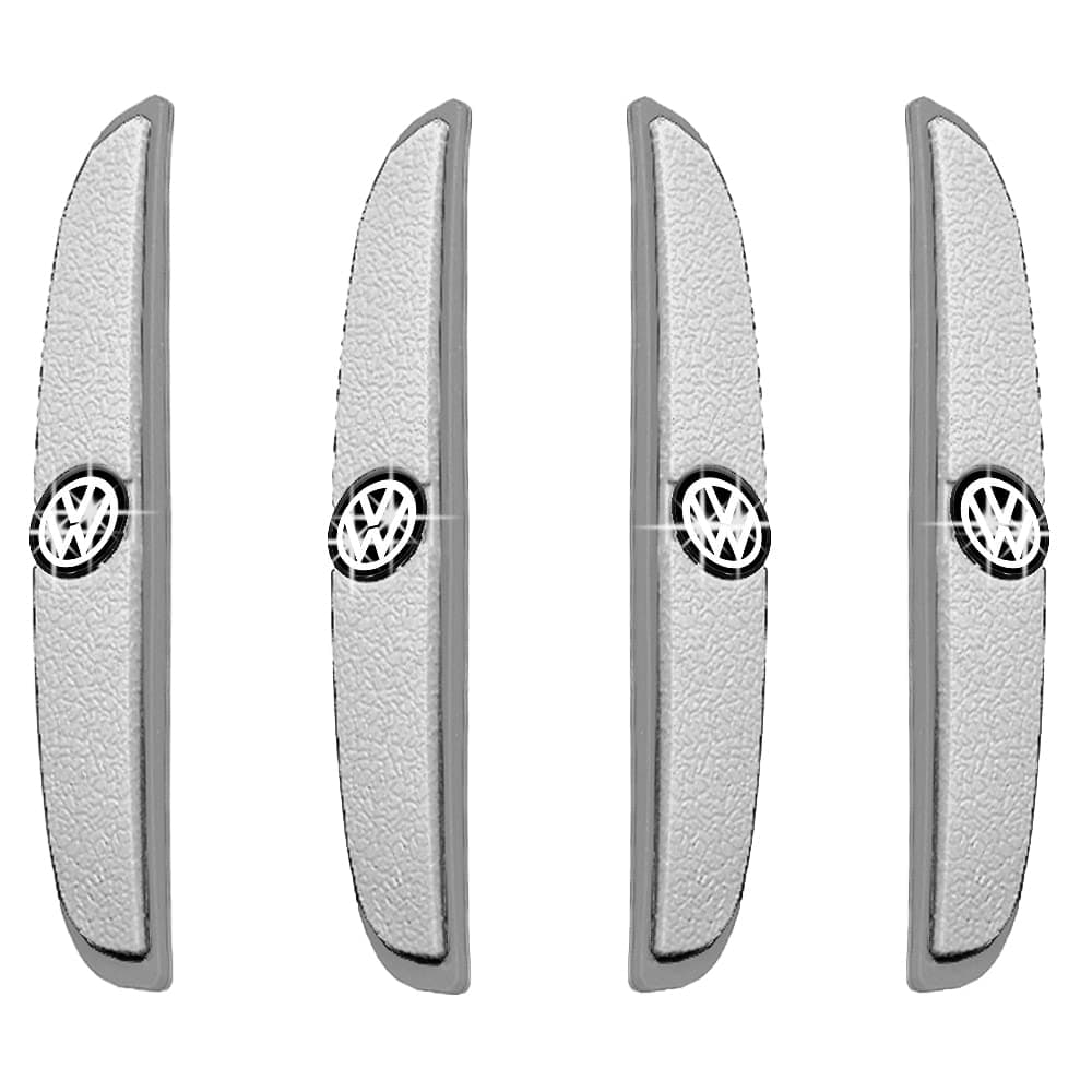 WISKA® 4pcs Silicone Car Door Edge Protector Car Door Guard Car Accessories All for Volkswegen Polo | Vento | Virtus | Taigun | Tiguan | Passat | Ameo | Jetta