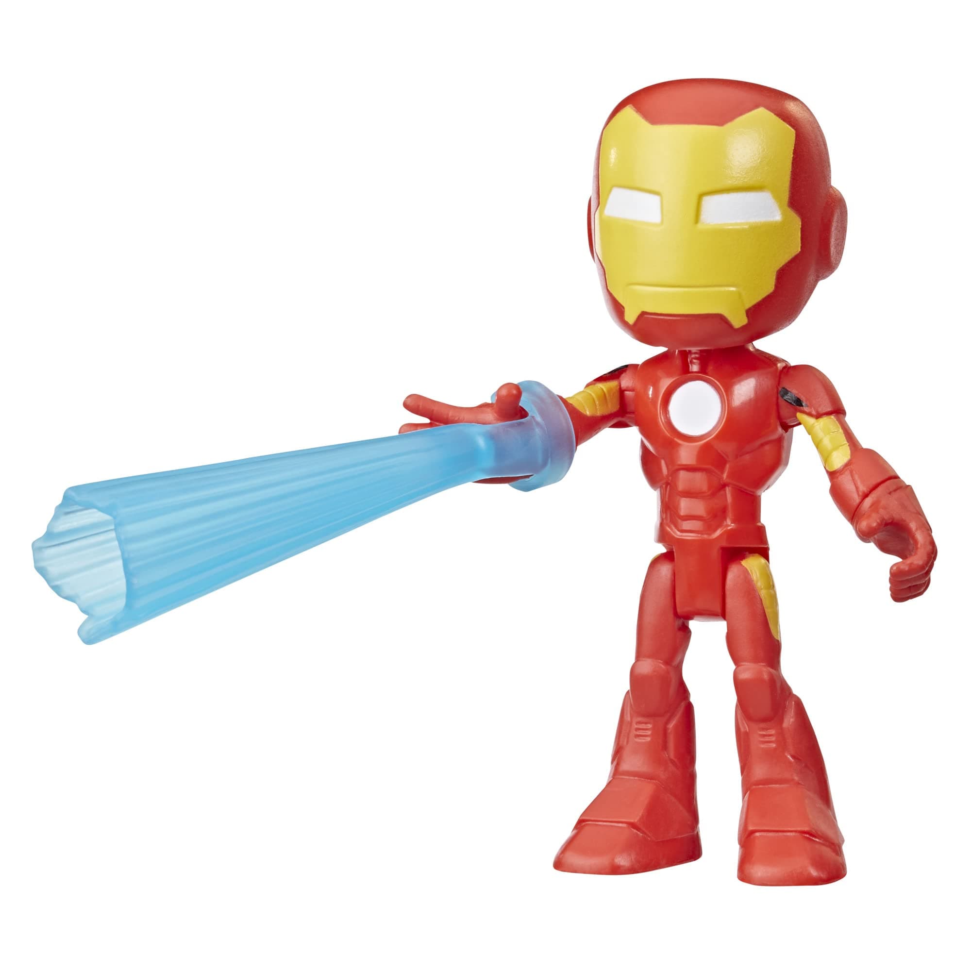 Spidey and His Amazing Friends Iron Man Action Figure Toy, Preschool Super Hero 4-Inch Scale Figure with Accessory, Kids Ages 3 and Up