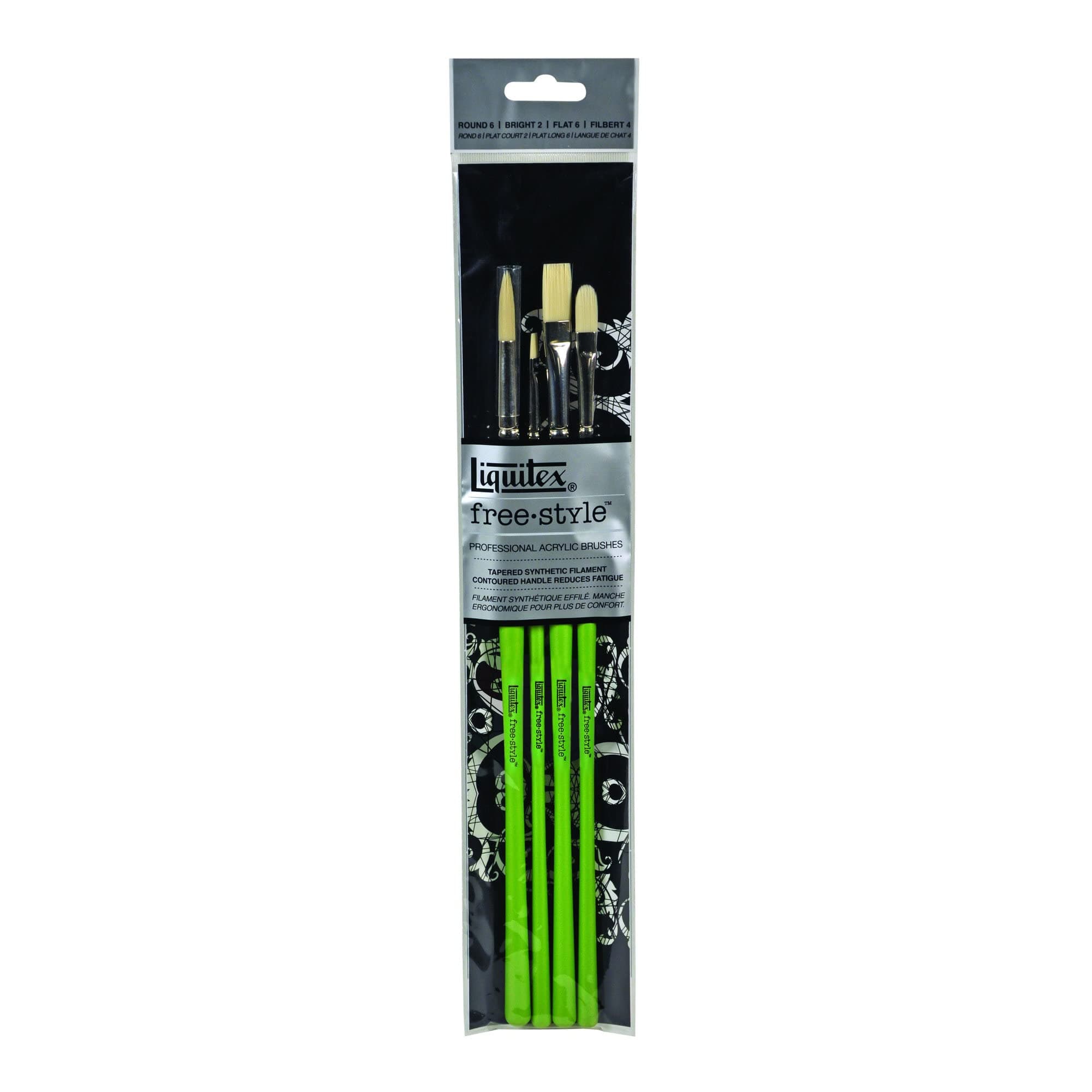Liquitex Professional Freestyle Traditional Brush 4-Piece Set