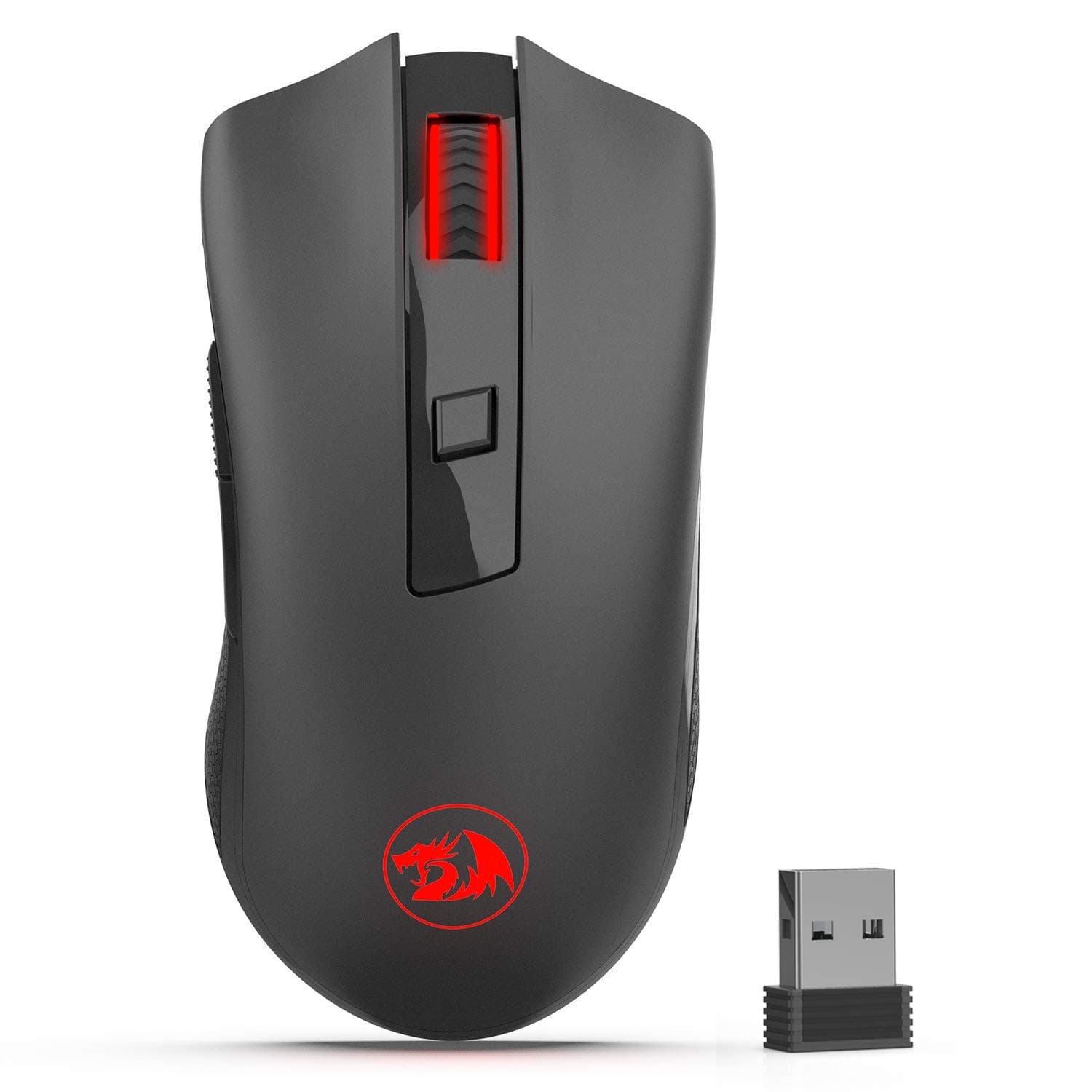 M652 Optical 2.4G Wireless Mouse with USB Receiver, Portable Gaming & Office Mice, 5 Adjustable DPI Levels, 6 Buttons for Desktop, MacBook, Notebook, PC, Laptop, Computer