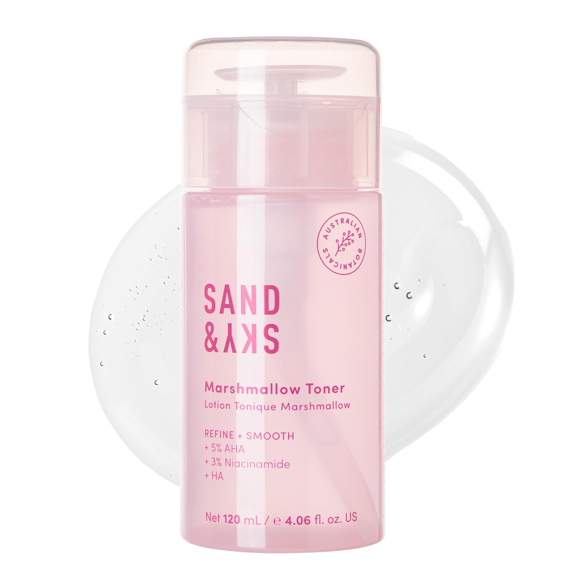 Marshmallow Tan | Moisturising Exfoliating Face Tan for Brightening Skin | Pore Tightening, Minimising Redness | Niacinamide, AHA, BHA, Hyaluronic Acid