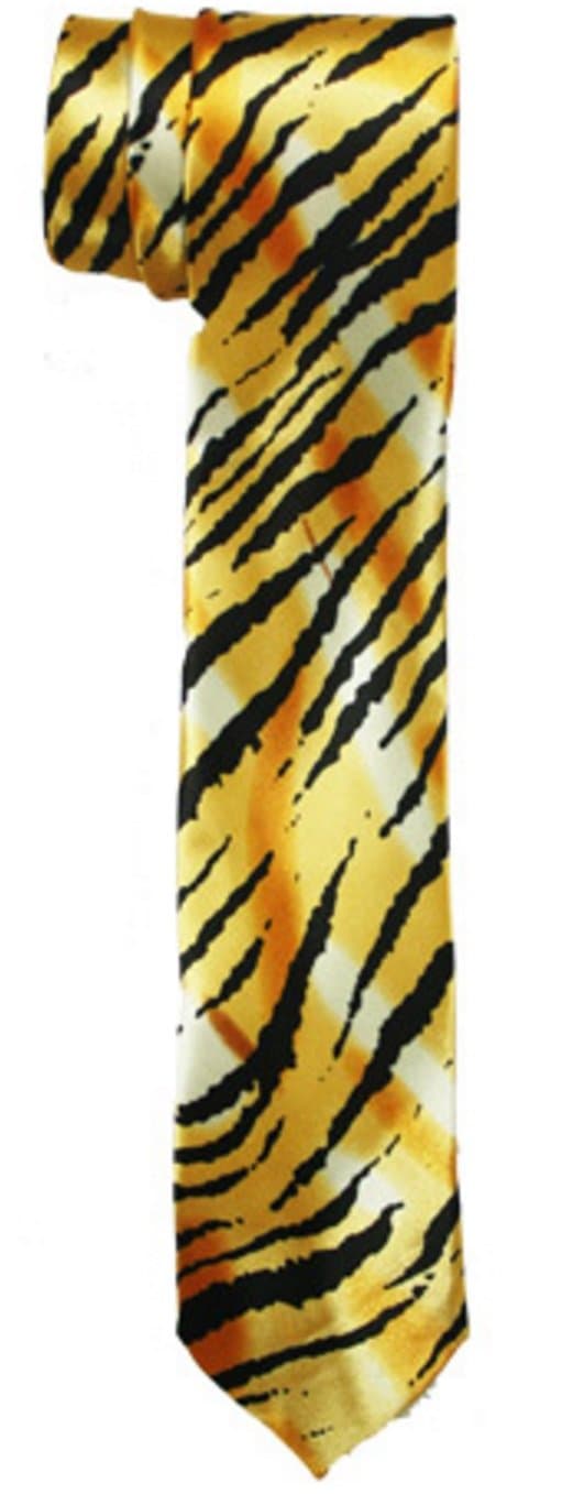 Outer Rebel Fashion Skinny Animal Print Ties