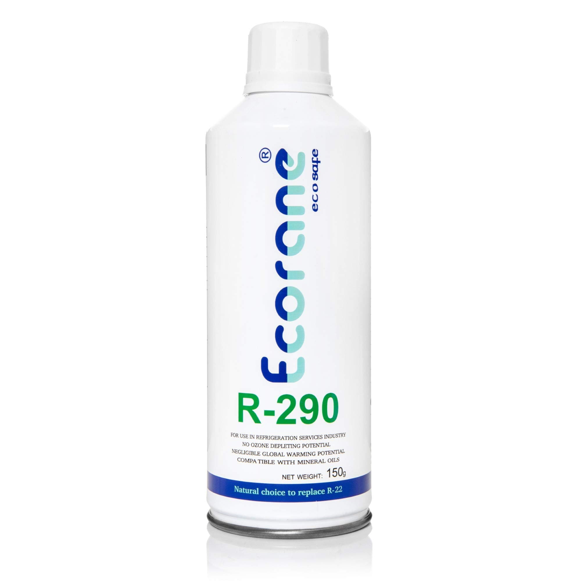 Portable High Purity Good Propane r290 refigerant Gas Cylinder Canister Suitable for use in a Range of Refrigeration and air Conditioning Applications. (150gm) (1)