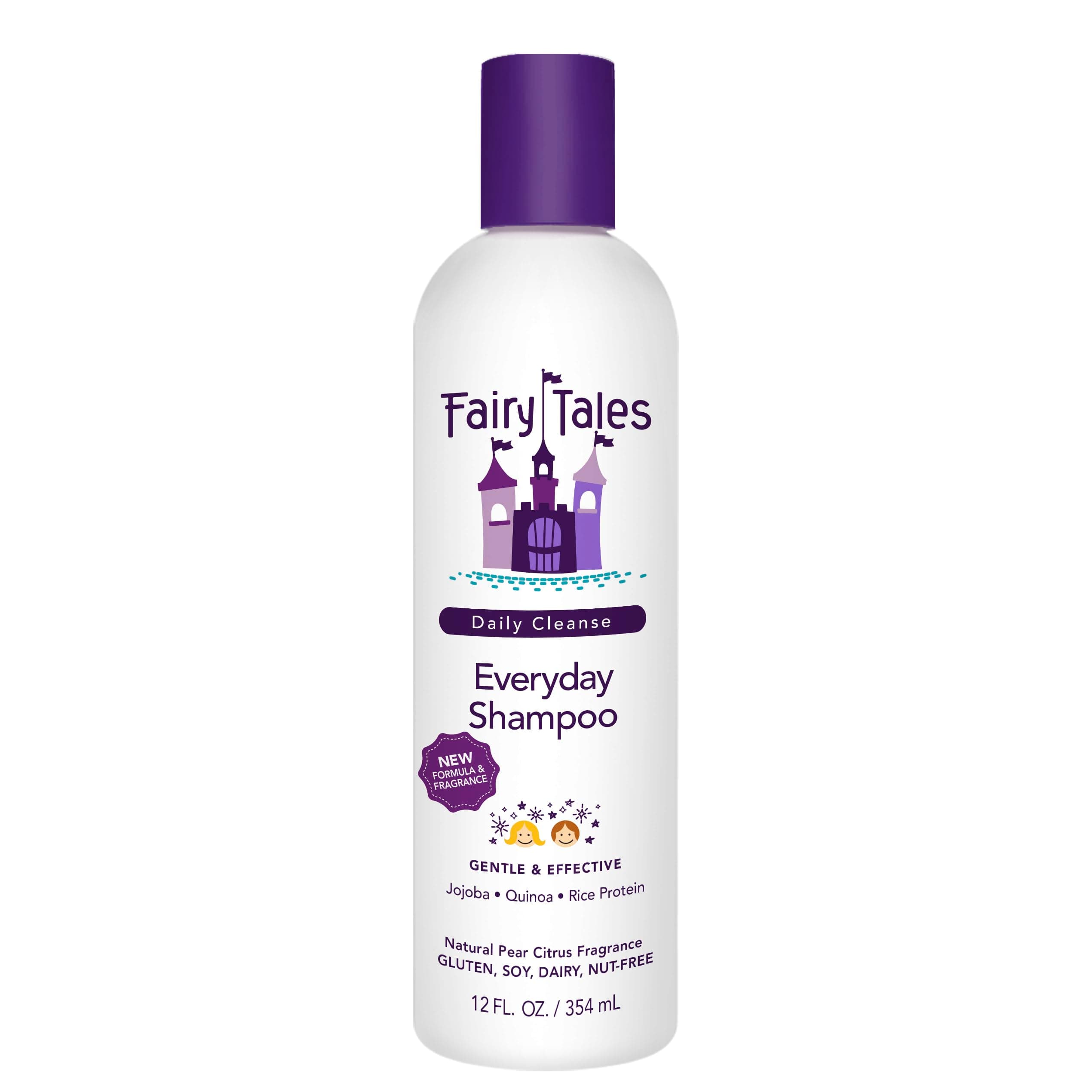 Fairy Tales Daily Cleanse Everyday Kids Shampoo - Gentle Natural Defining Shampoo, Tangle Free, Moisturizing and Hydrating Formula, Clean and Natural Ingredients -Paraben Free - 12 oz.