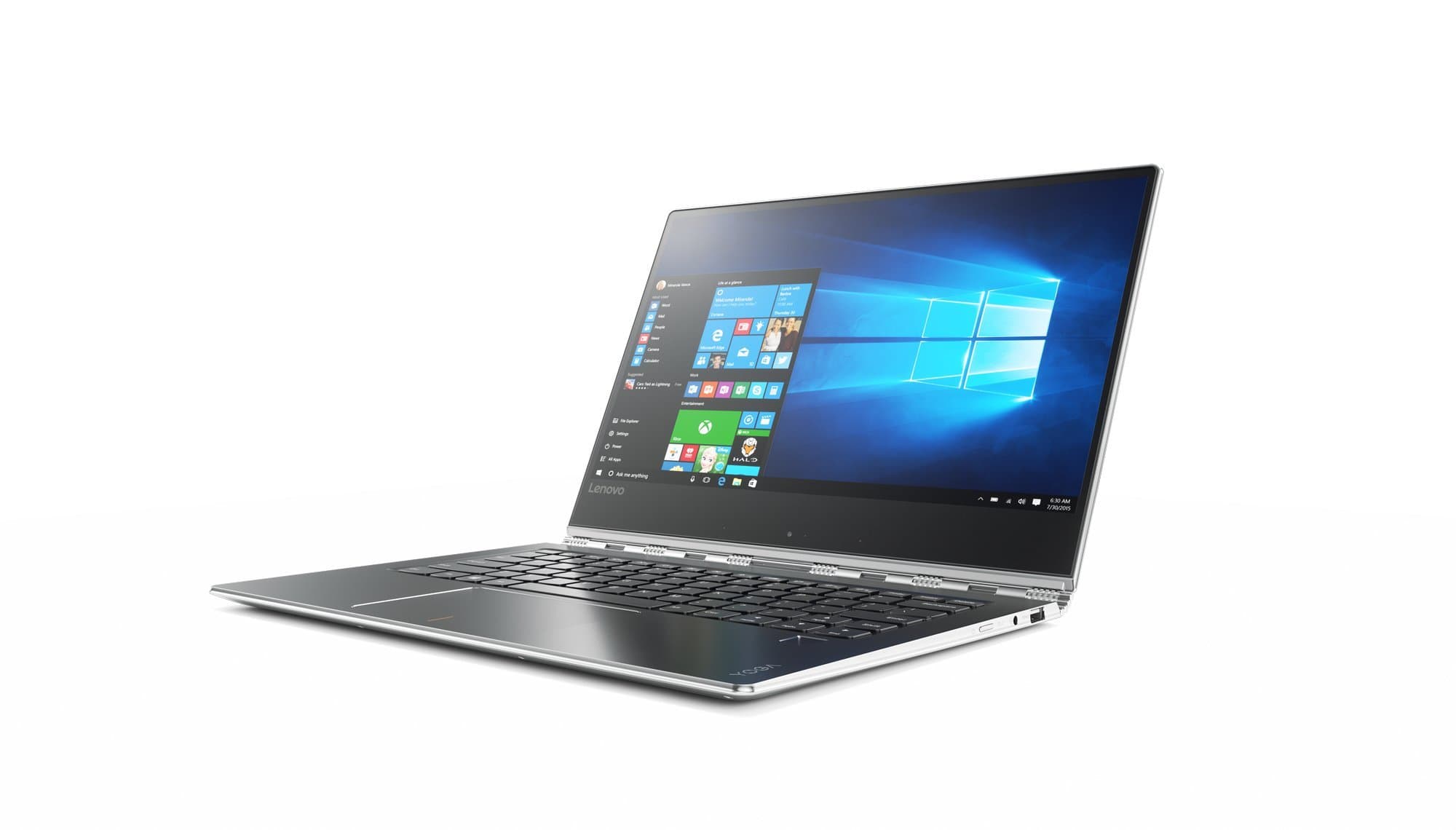 Lenovo Yoga 910 13.8-inch Convertible Notebook - (Silver) (Intel Core i7-7500U, 8 GB RAM, 256 GB SDD, Windows 10) (Recondited)